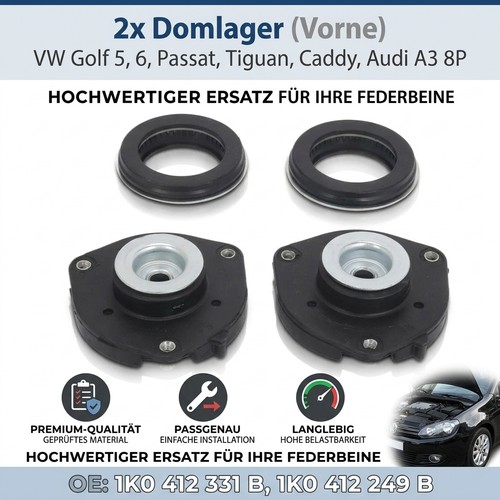 Domlager vorne für golf - für,